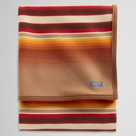 Pendleton Multicolor Striped Blanket from film Killers of The Flower Moon. NWT